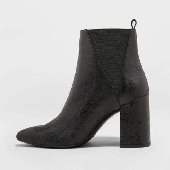 A New Day Nikita Metallic Pointed Boots Black - Picture 7 of 7